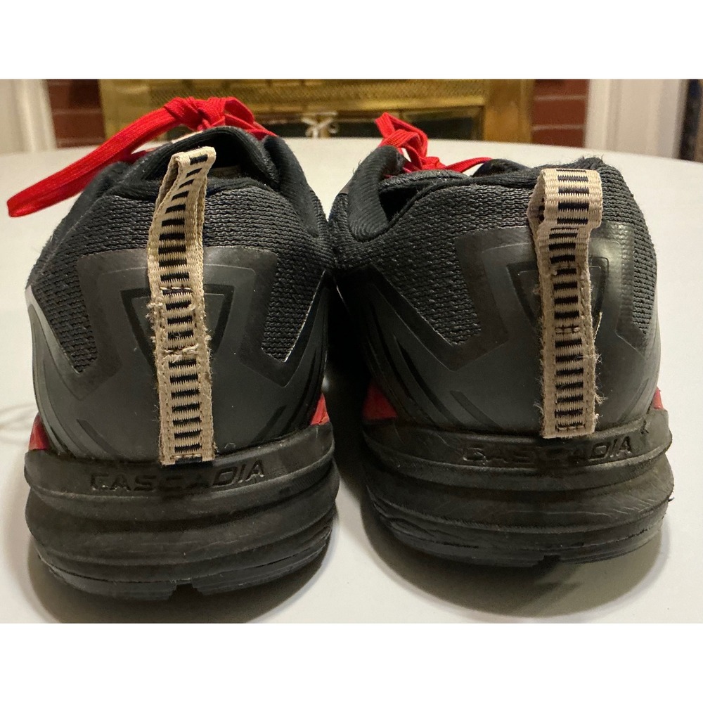 Brooks Cascadia 16 GTX Mens Trail Goretex Running Shoes Black Red  Size 12 - Picture 4 of 9